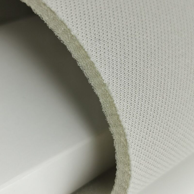 Tissu ciel de toit Golf 2 gris clair nid d'abeille, mousse laminée 160cm.
