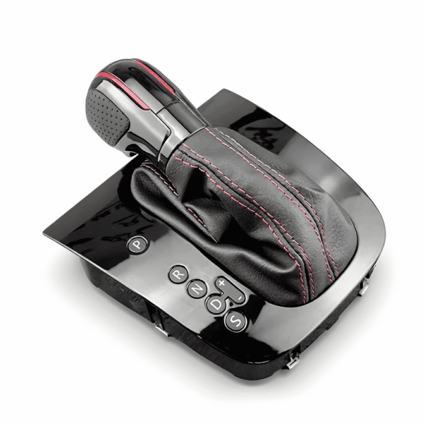 Pommeau DSG Noir & Rouge pour VW Golf 6 MK6 GTI GLI - Cuir Premium
