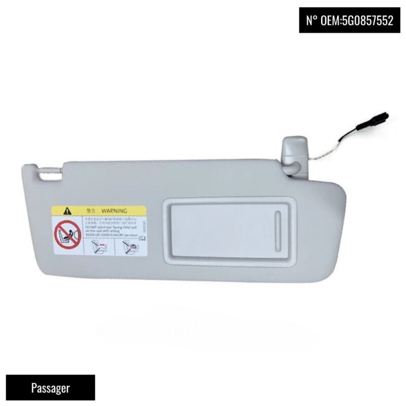 Alternative view of Pare-soleil Conducteur Golf 7 Gris