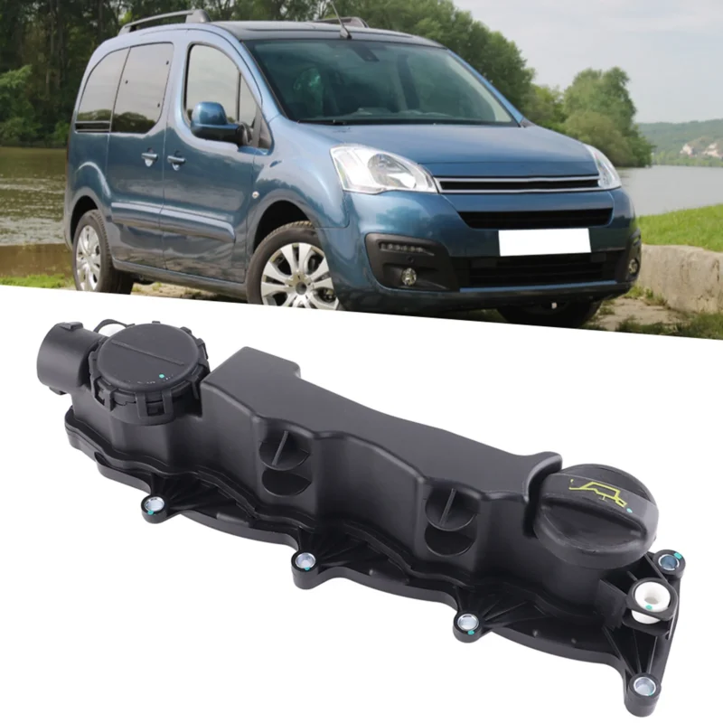 Citroën Peugeot Couvre-culasse et joint 0248L1 pour moteur 1.6 HDI - Compatible Berlingo C2 C3 C4 C5 Xsara 207 307