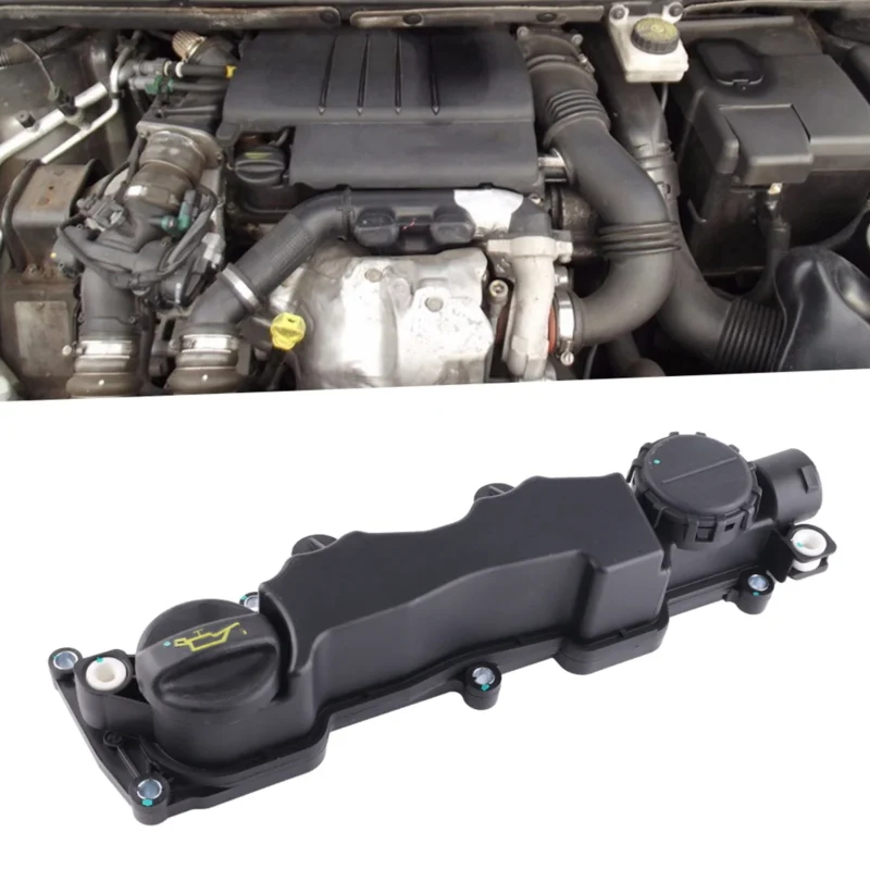 Citroën Peugeot Couvre-culasse et joint 0248L1 pour moteur 1.6 HDI - Compatible Berlingo C2 C3 C4 C5 Xsara 207 307