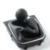 Pommeau de levier de vitesse 5/6 vitesses avec soufflet pour VW Golf 5 et 6