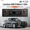 Autoradio Rétro 1 Din Bluetooth MP3 FM AM RDS