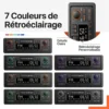 Autoradio Rétro 1 Din Bluetooth MP3 FM AM RDS