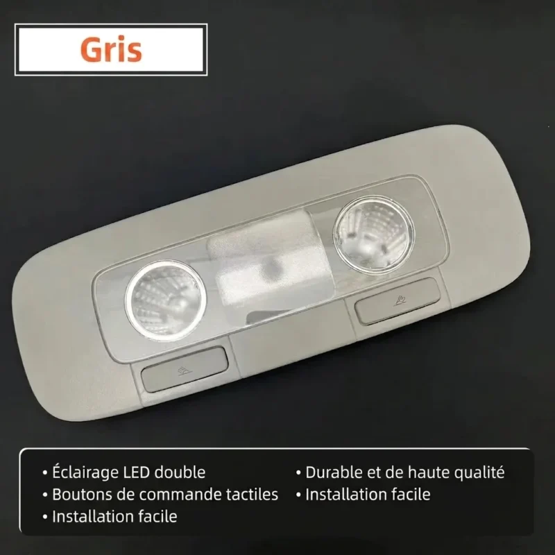 OEM Plafonnier de lecture arrière 56D947291B avec interrupteur pour VW Golf 6 MK6 Passat CC