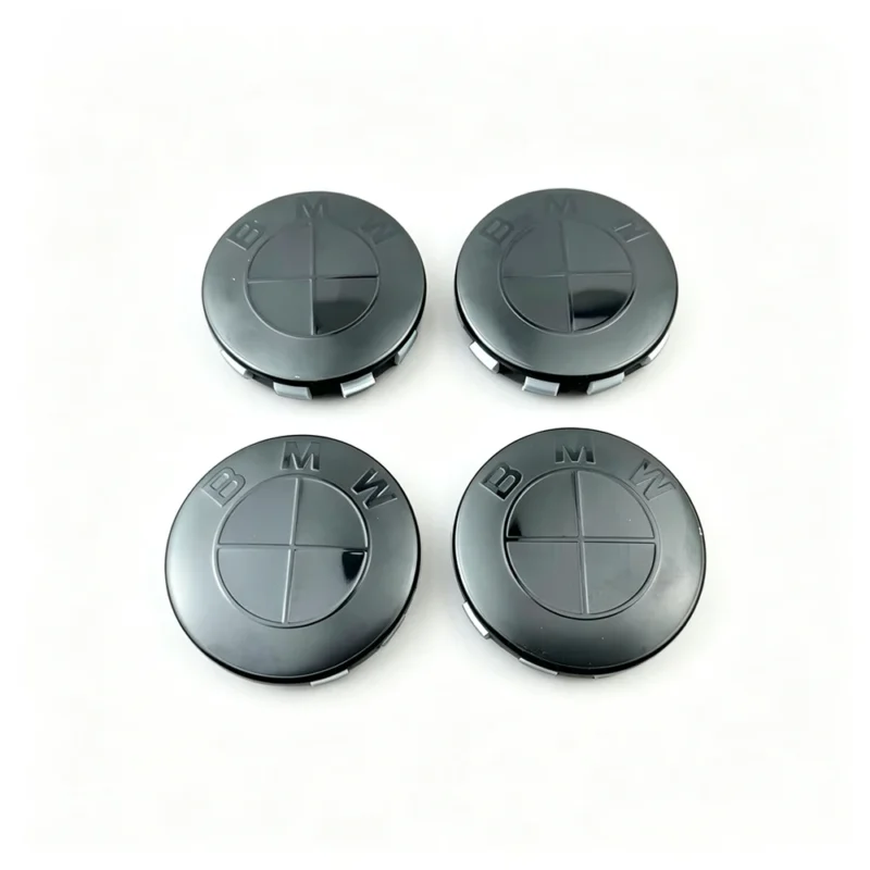 Cache-moyeux BMW - 4 Pièces - Logos Centre de Roue 56mm 68mm - Accessoires Jantes Auto