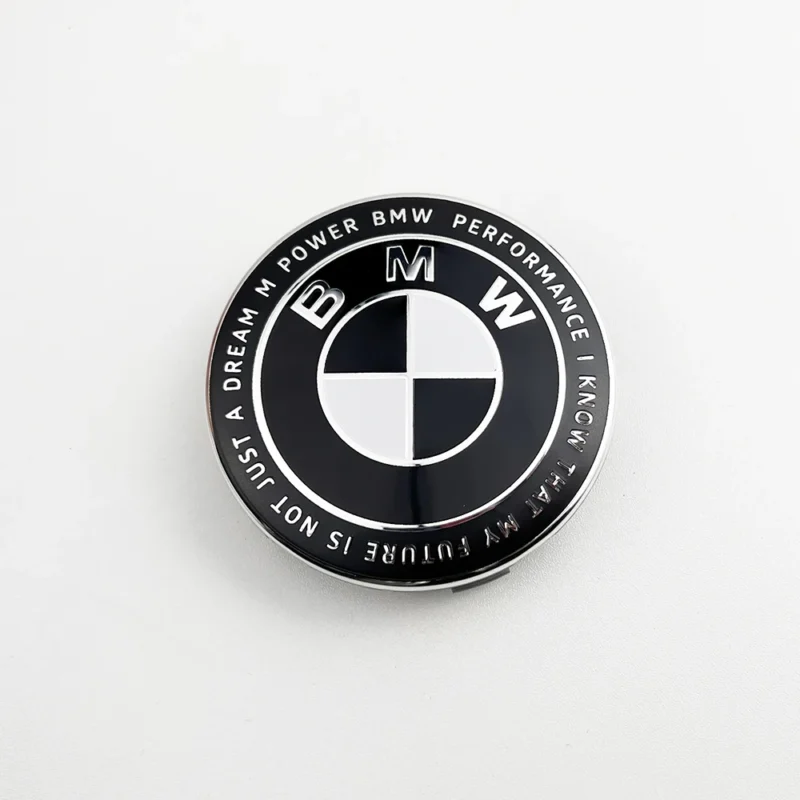 Cache-moyeux BMW - 4 Pièces - Logos Centre de Roue 56mm 68mm - Accessoires Jantes Auto