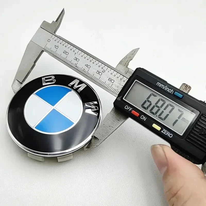 Cache-moyeux BMW - 4 Pièces - Logos Centre de Roue 56mm 68mm - Accessoires Jantes Auto