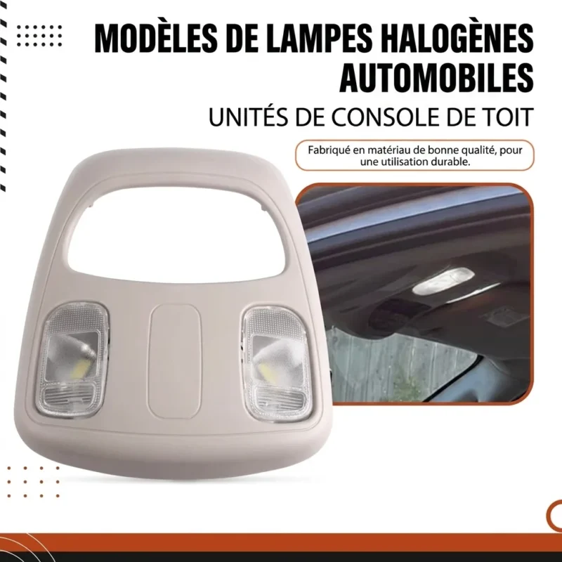 Cadre de lampe de lecture pour Dodge RAM 2500 3500 4500 - Compatible 1DK78TL2AA et 1DK78BD1AA