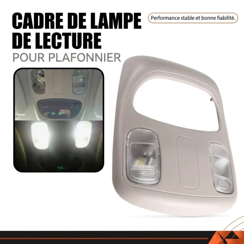 Cadre de lampe de lecture pour Dodge RAM 2500 3500 4500 - Compatible 1DK78TL2AA et 1DK78BD1AA