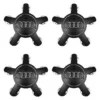 Audi Capuchons de Moyeu de Roue Sline - Set de 4 Couvercles de Centre de Roue - Compatible A3 A4L A6 Q5 Q7 TT