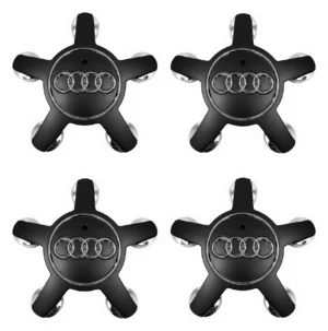 S3601ec07f31f453fb1534b340379f3dcr.webp Audi Capuchons de Moyeu de Roue Sline - Set de 4 Couvercles de Centre de Roue - Compatible A3 A4L A6 Q5 Q7 TT