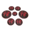 206a999f-cf06-4548-9452-c0ecc9095073.webp Kit de 7 emblèmes Alfa Romeo rouge, vue de dessus