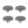 S9a6fa352c1fc4434939d273c278057f2g.webp Quatre enjoliveurs de moyeu gris métallisé avec le logo Audi pour jantes de voiture