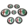 b554d78e-b9c9-4883-abe7-3fefb92b27ec.webp Kit de 7 emblèmes Alfa Romeo, finition nouveau design vert