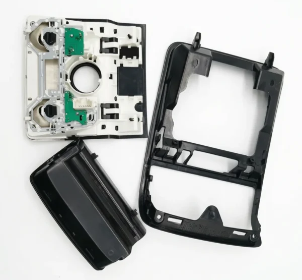 Lampe de lecture avant avec range-lunettes 1KD947105B pour VW Golf 6 Mk6 Mk5 Passat B6 Jetta CC - Plafonnier intérieur noir de remplacement