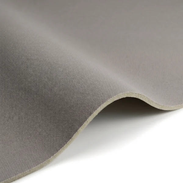 KK tissu wave gris-volkswagen Tissu de ciel de toit gris en gros plan, avec l’épaisseur de la mousse