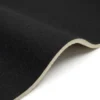 KK tissu wave noir Tissu de ciel de toit noir en gros plan, avec l’épaisseur de la mousse