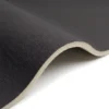 KK tissu wave noir-anthracite Tissu de ciel de toit noir anthracite en gros plan, avec l’épaisseur de la mousse