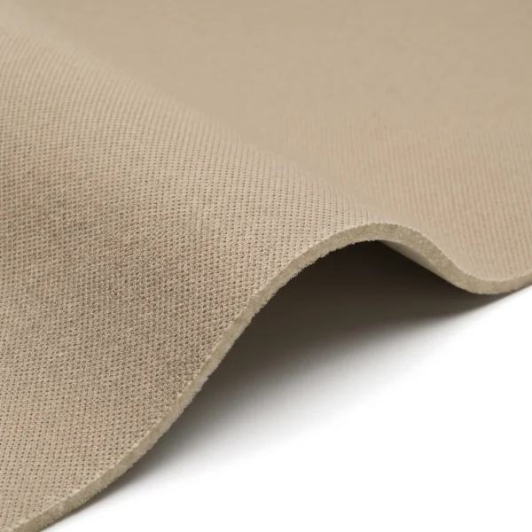 KK tissu wave vanille Tissu de ciel de toit sable en gros plan, avec l’épaisseur de la mousse